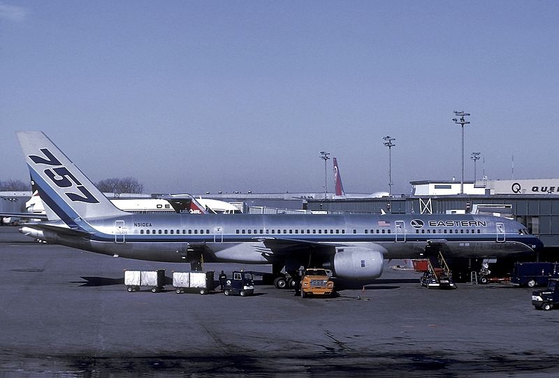 Boeing 757-200 | Eastern Airlines | N510EA | Rolls Royce RB211-535C engines | parked at the gate